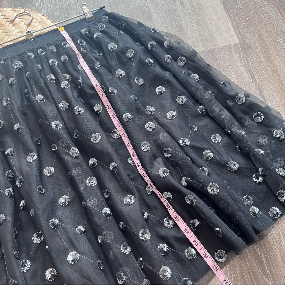 NWT Ann Taylor sequin tulle skirt womens‎ size M - Picture 3 of 7